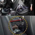 Car Net Pocket Handbag Holder Universal Multifunction Car Organizer Seat Gap Storage Mesh Pocket Interior Accessories - Image 2