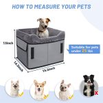 Car pet mats, small dogs, car accessories, dirt proof car seats, portable dog height increasing seats, car dog beds - Image 3