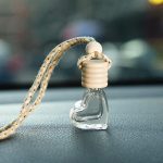 Glass car perfume pendant small empty bottle perfume car perfume bottle car accessories car accessories - Image 2
