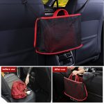 Car Net Pocket Handbag Holder Universal Multifunction Car Organizer Seat Gap Storage Mesh Pocket Interior Accessories - Image 5